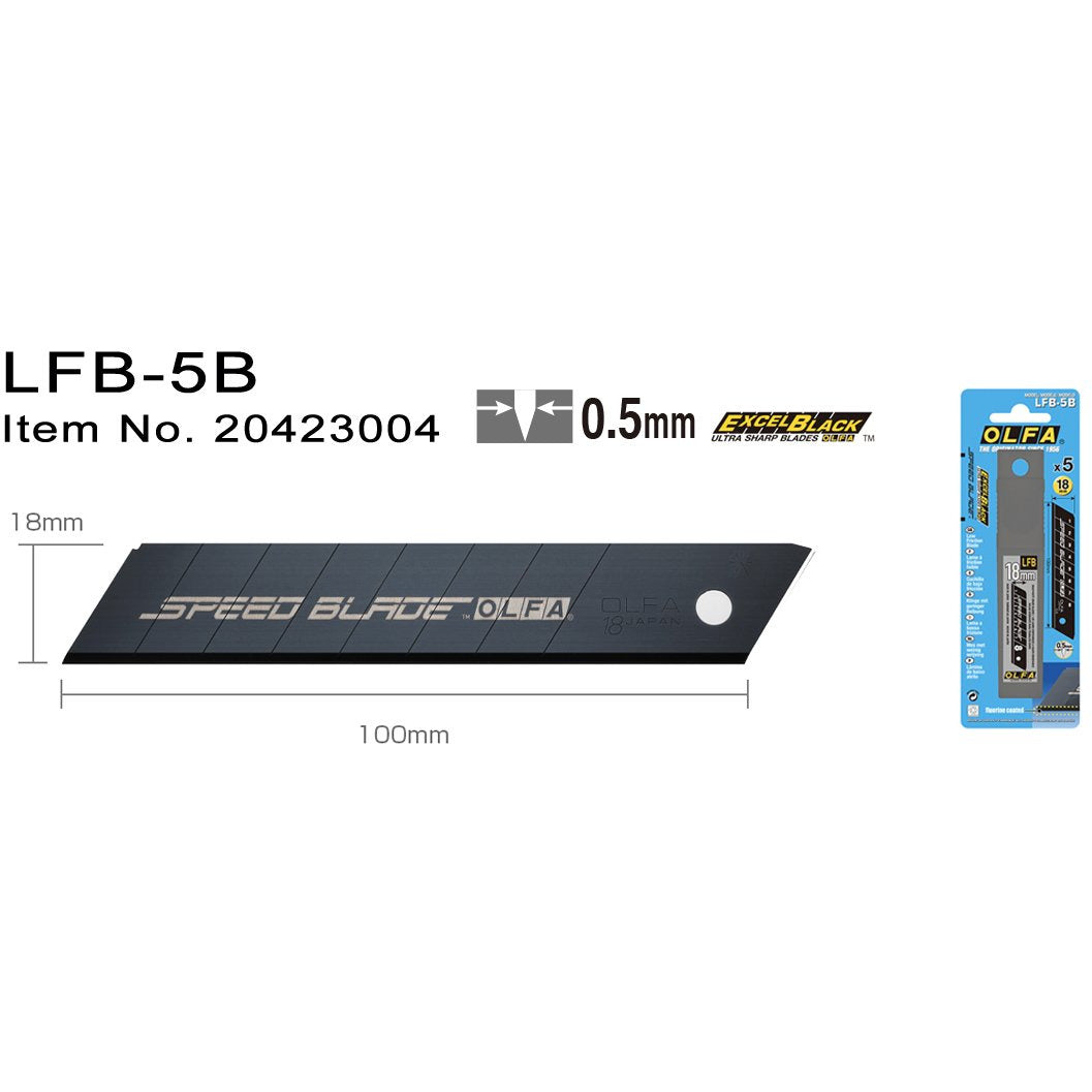 LFB5B Speed blade 5 stk 18mm
