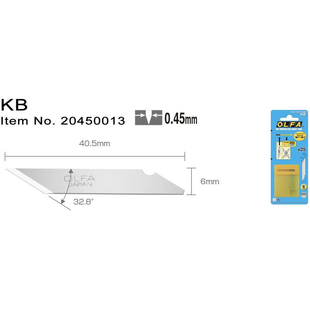 KB Knivblad  25-pack t/AK-1