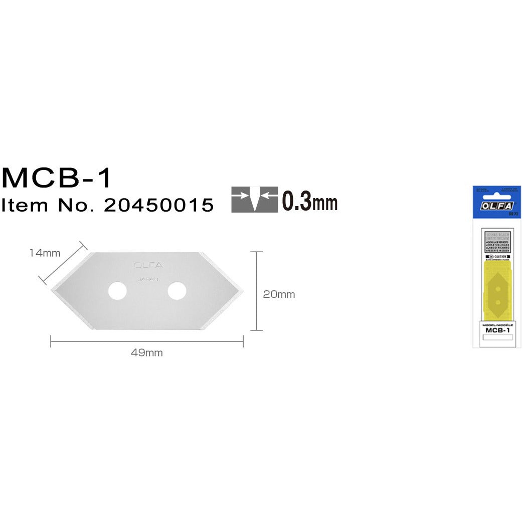 MCB-1 Knivblad 5-pack t/MC-45