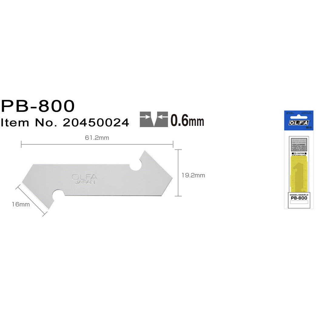 PB-800 Knivblad 3-pack till