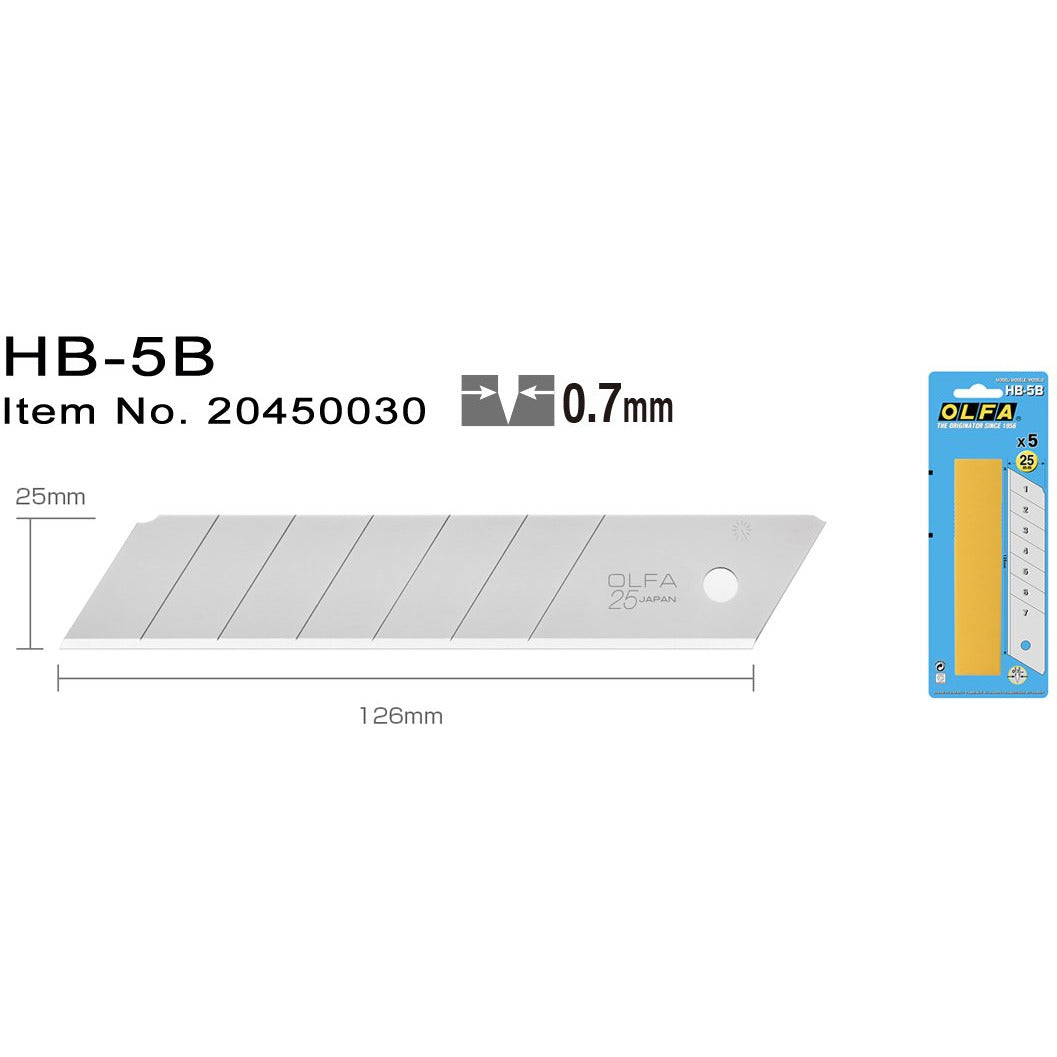 HB-5B Brytblad 25 mm 5-pack