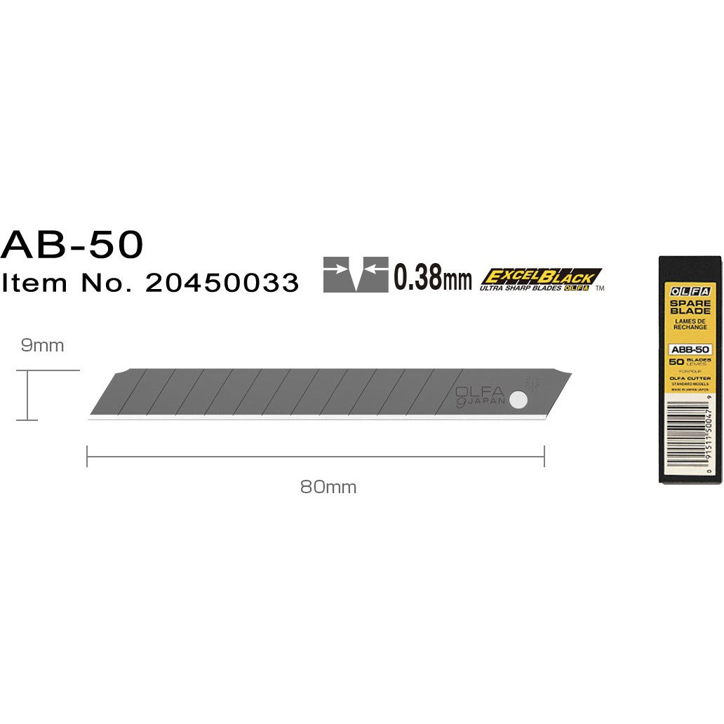 AB-50 Brytblad 9 mm 50-pack