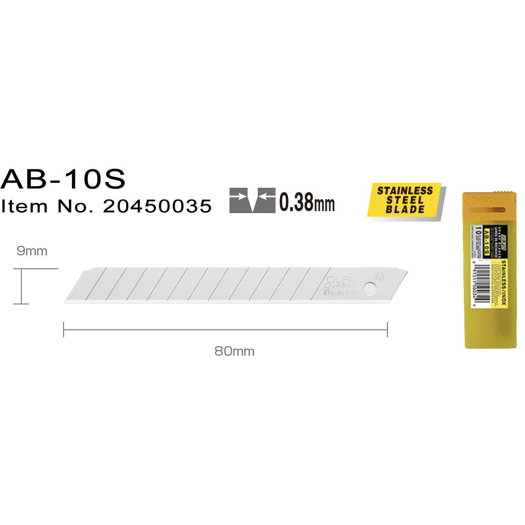 AB-10SB Brytblad 9 mm 10-pack
