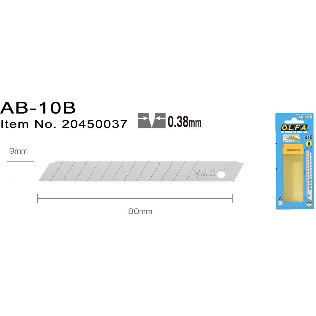 AB-10B Brytblad 9 mm - 10 st.