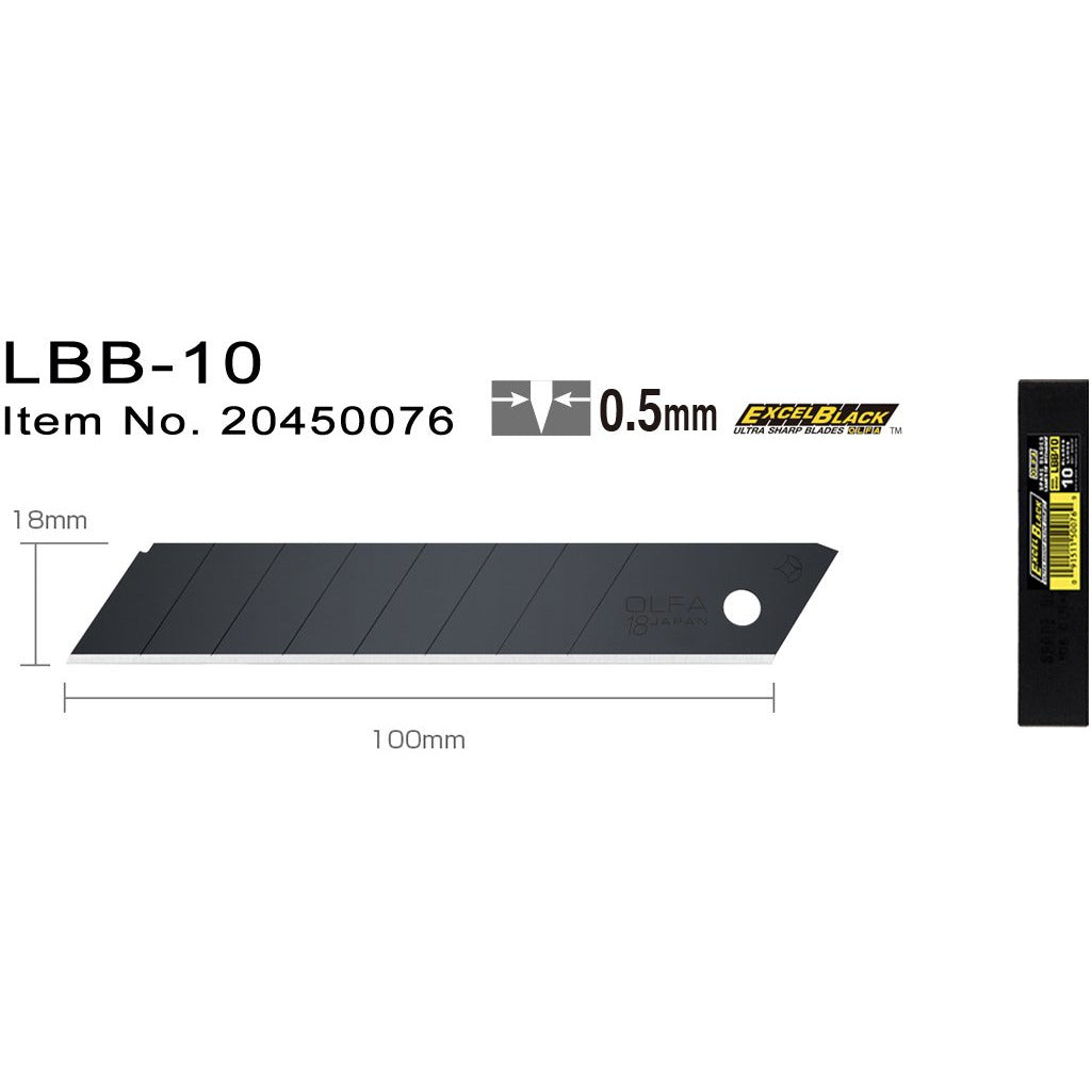 LBB-10 Brytblad 18 mm svarta