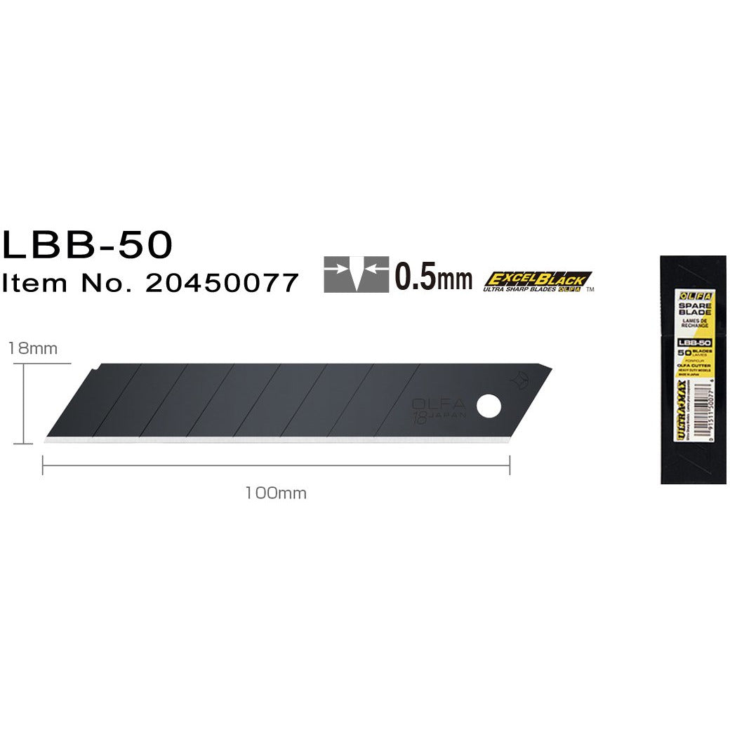 LBB-50 Brytblad 18 mm svarta