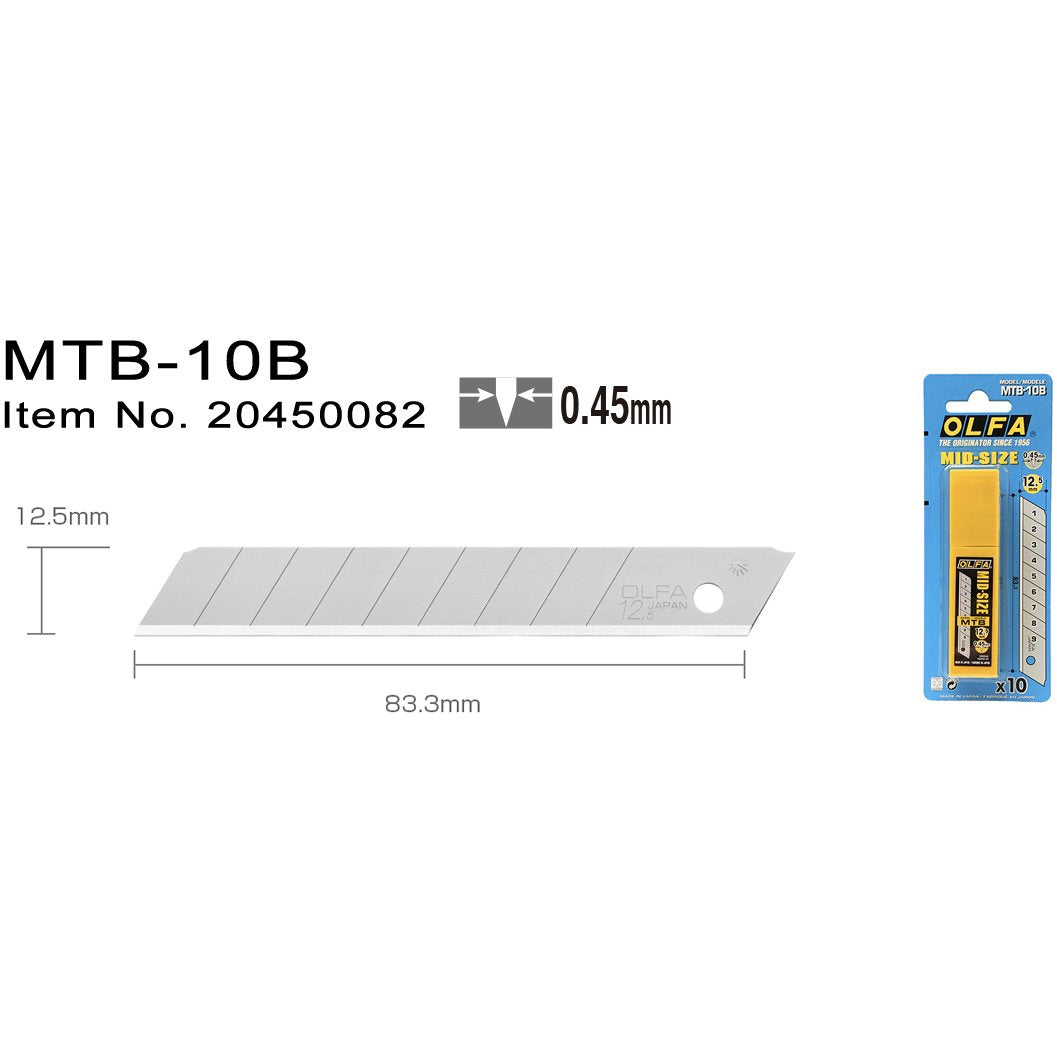 MTB-10B 12mm knivblade f/MT-1