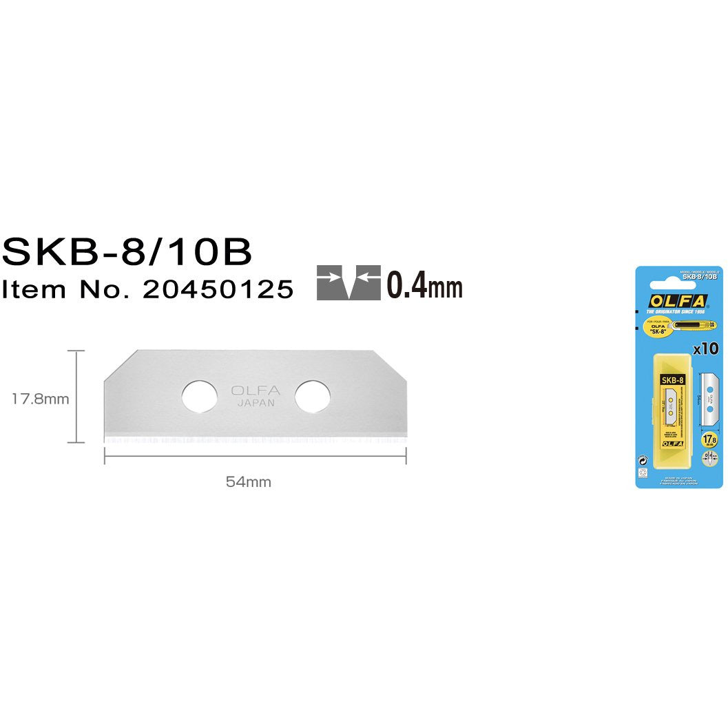 SKB-8/10B Knivblad 18 mm